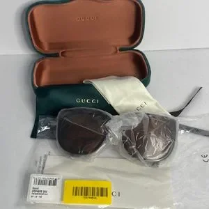New?Authentic- Gucci Women’s Sunglasses GG0468S 002 Havana Brown Gucci | Accessories | Newauthentic Gucci Womens Sunglasses  main image 3